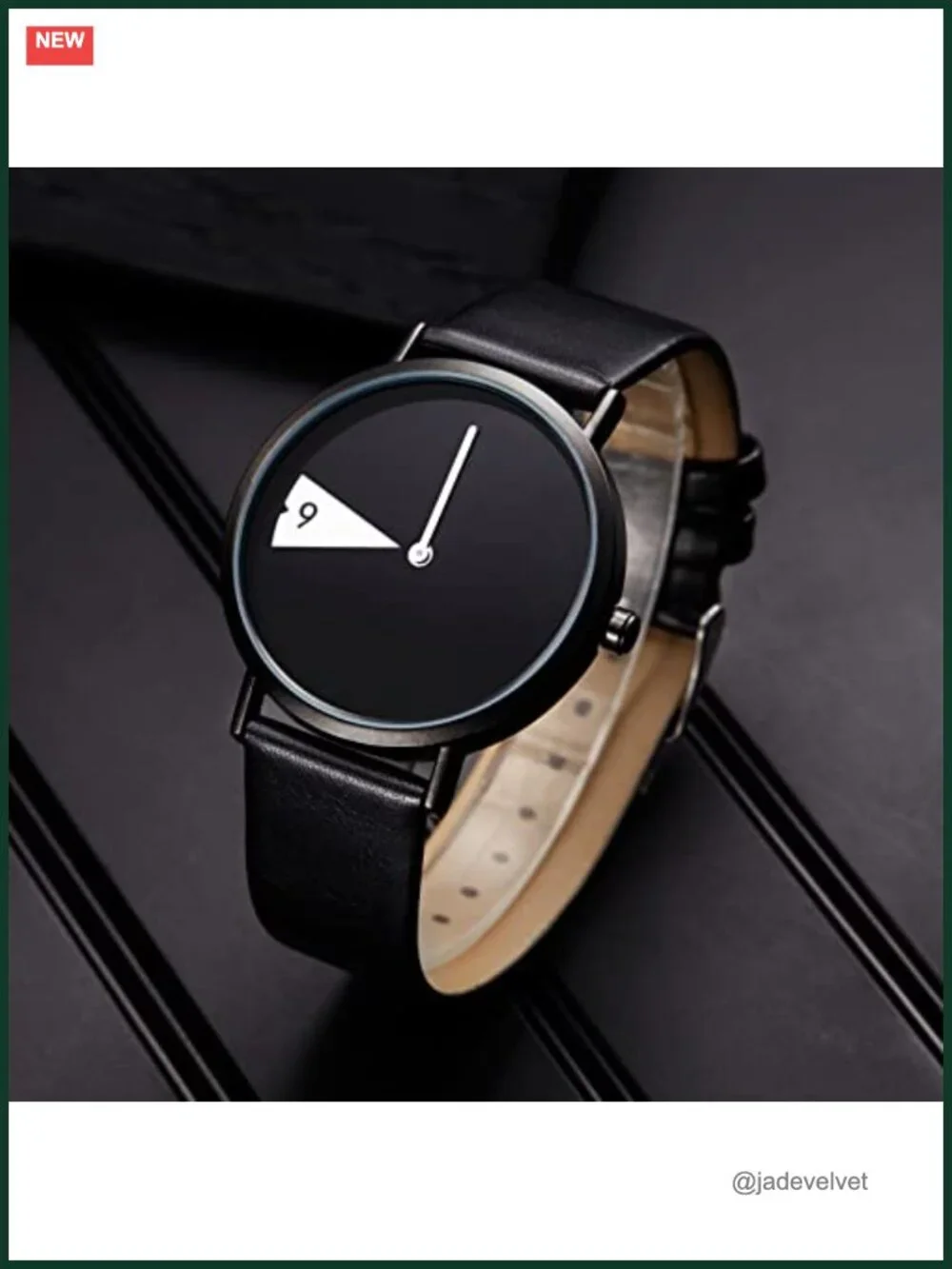 Ultra-Thin Leather Strap Minimalist Quartz Watch Japanese Movement
